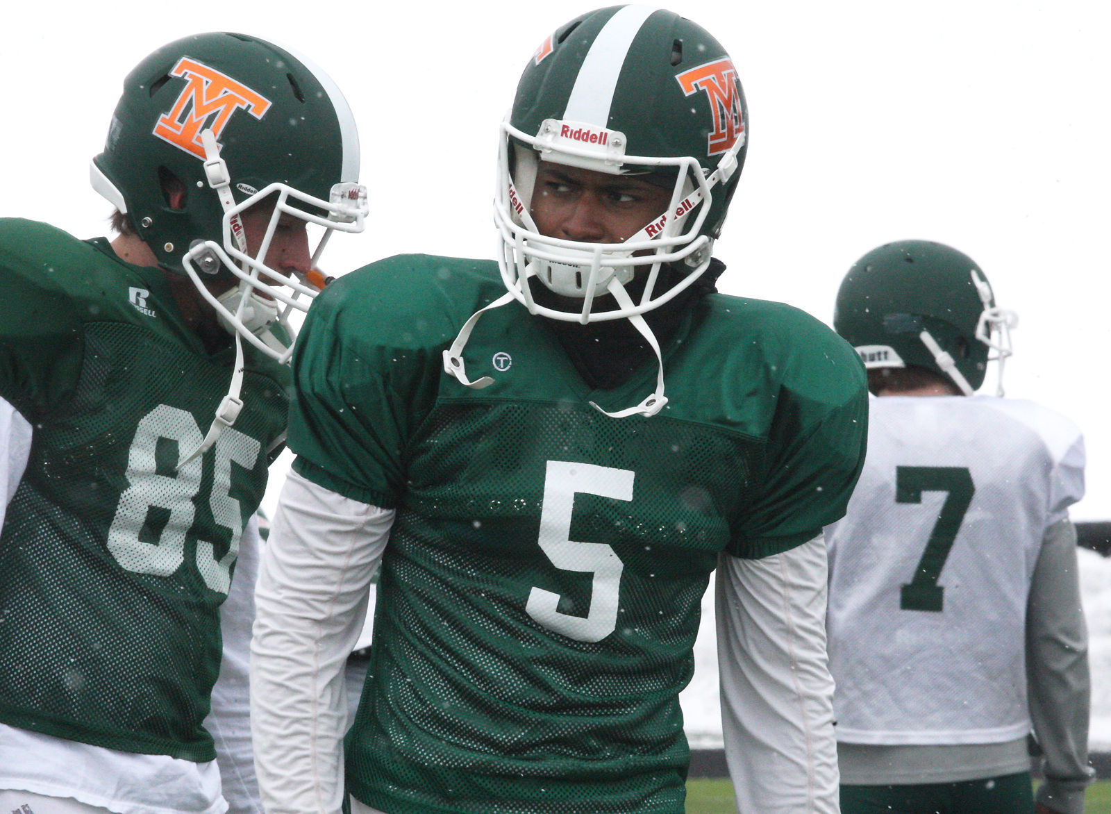 Tech spring football - Ontario Johnson